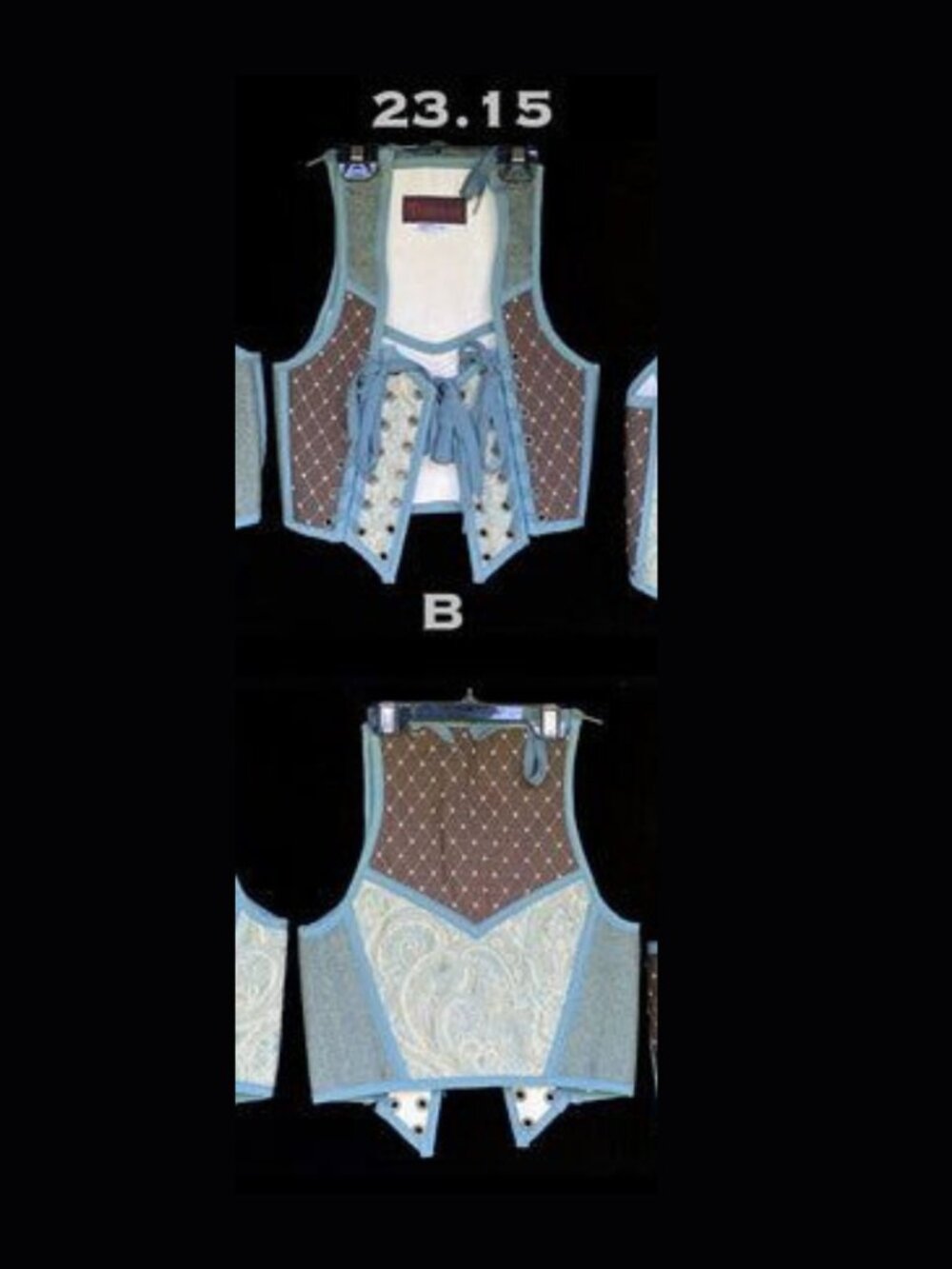 Moresca Steel Bone Brocade Corset - Picture 2 of 6